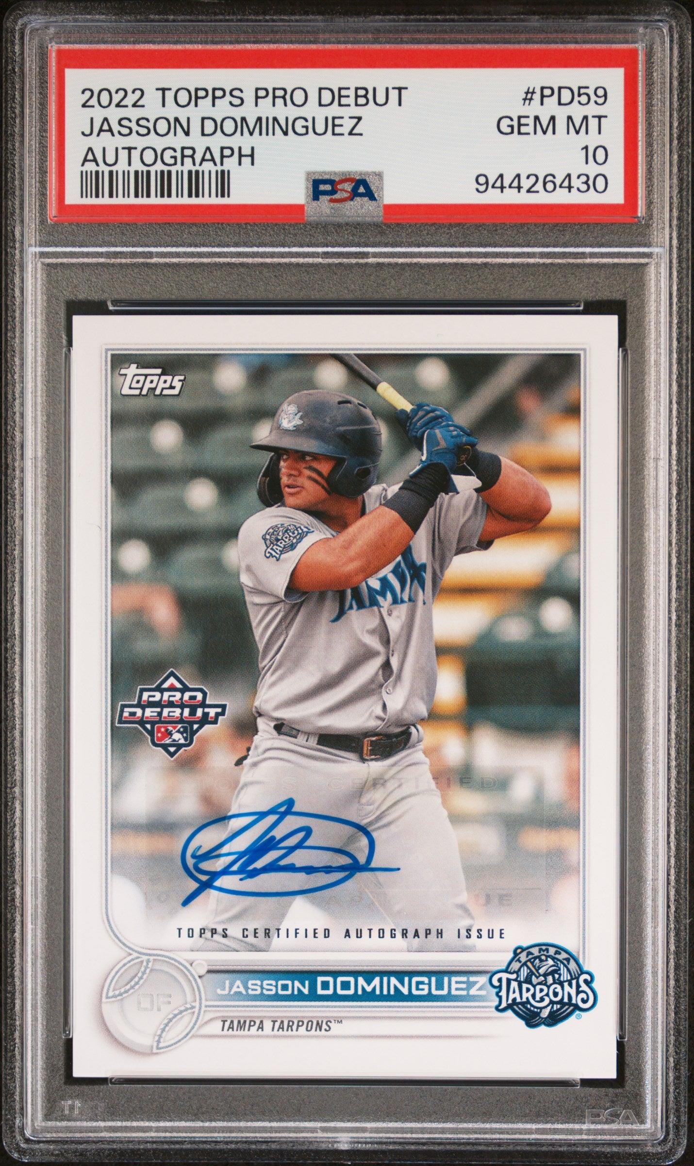 2021 Leaf Pro Set store Jasson Dominguez Autograph #11/25 SSP