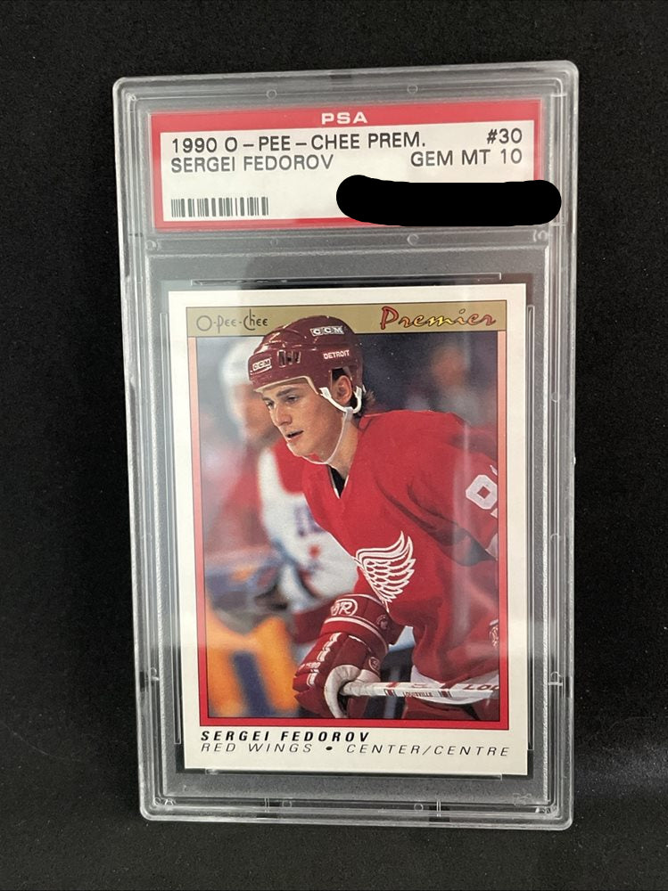1990 O-PEE-CHEE PREMIER #30 SERGEI FEDOROV