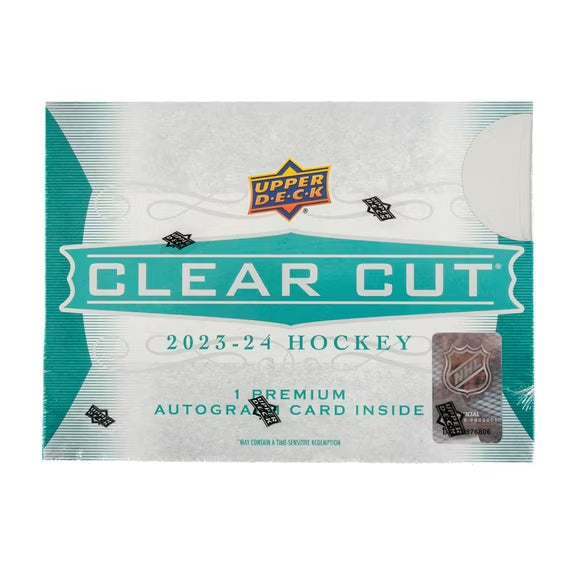 2023-24 Upper Deck Clear Cut Hockey Hobby Box