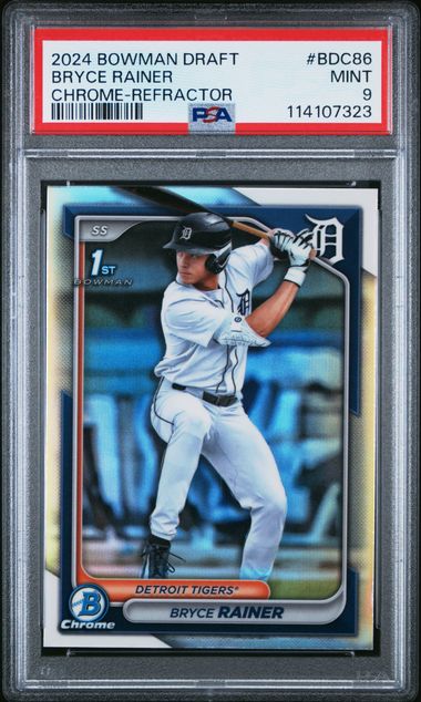 2024 BOWMAN DRAFT #BDC86 BRYCE RAINER CHROME-REFRACTOR
