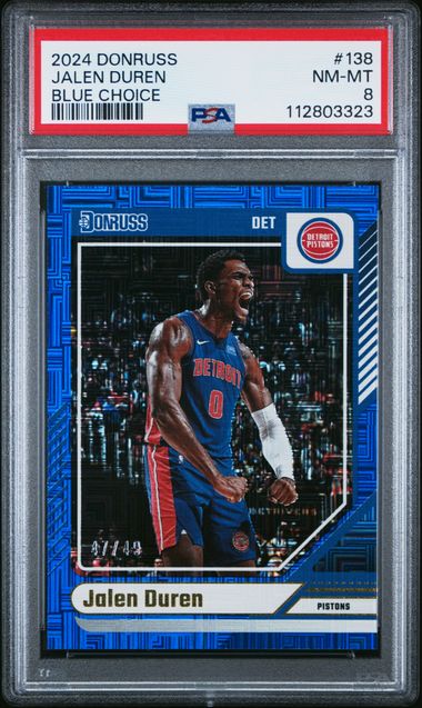 2024 PANINI DONRUSS #138 JALEN DUREN BLUE CHOICE