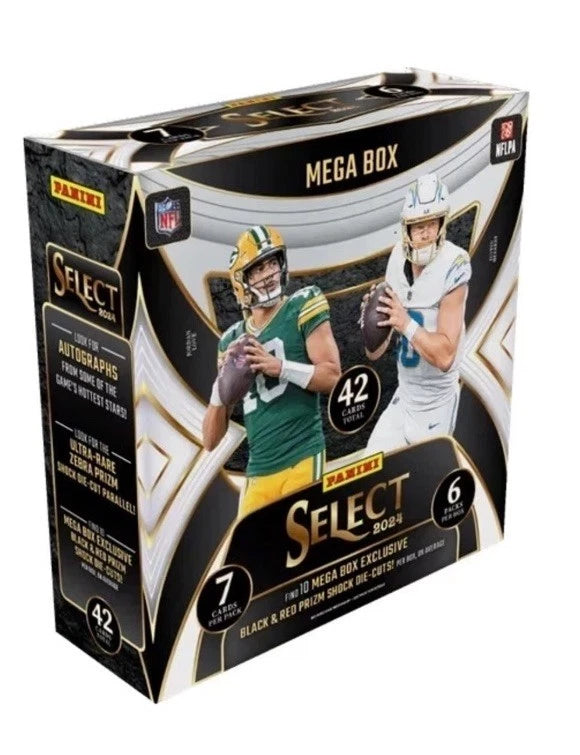 2024 Panini Select Football Trading Cards Mega Box