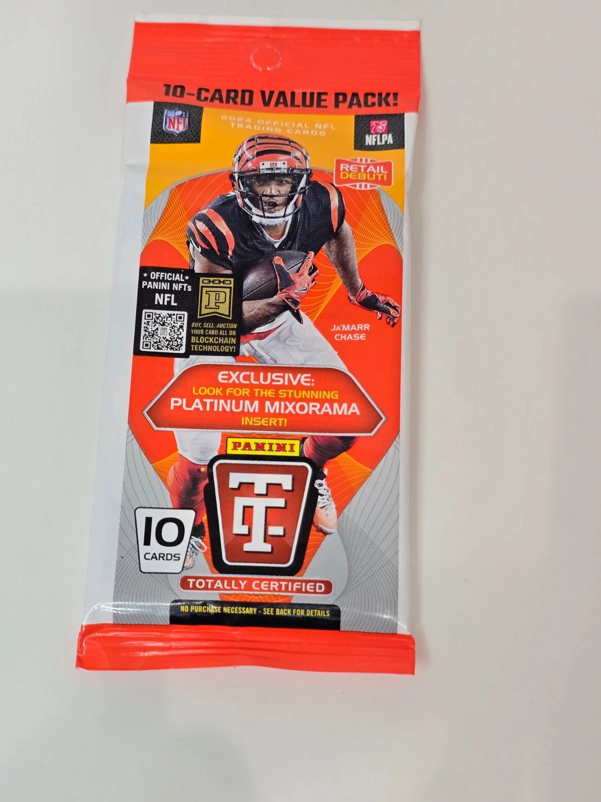 2024 Panini Totally Certified NFL Football 10 Card Value Pack