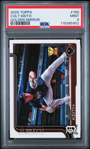 2025 TOPPS #180 COLT KEITH GOLDEN MIRROR