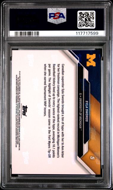 2025 BOWMAN U NOW MARCH MADNESS #5 SYLA SWORDS MARCH MADNESS-BLACK