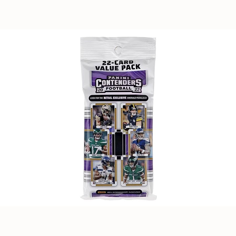 NFL Panini 2022 Contenders Football Trading Card VALUE Pack (22 Cards)