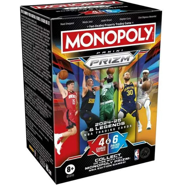 Panini Monopoly Prizm: 2024-25 NBA Trading Cards Blaster Box