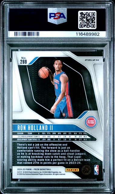 2024 PANINI PRIZM #269 RON HOLLAND II PINK ICE