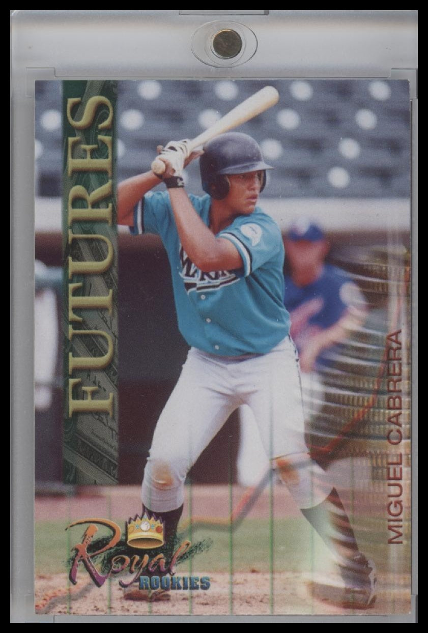 Miguel Cabrera 2000 Royal Rookies LIMITED EDITION #6 Rookie Marlins Tigers RC