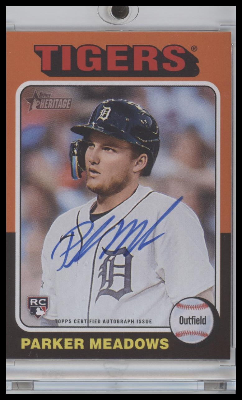 2024 Topps Heritage High Number - Real One Autographs Parker Meadows #ROA-PM