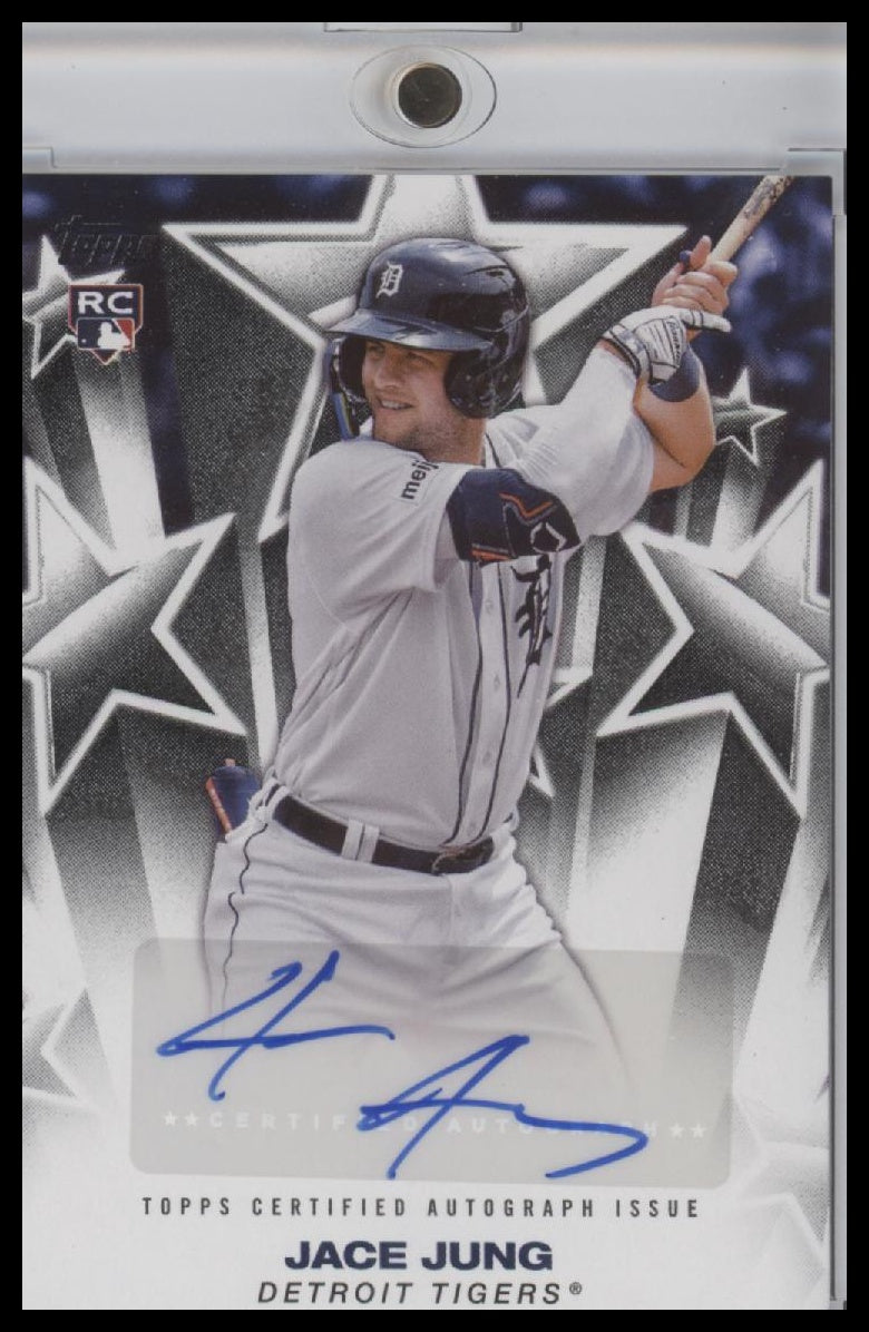 Jace Jung 2025 Topps Baseball Stars Rookie RC Autograph Auto #BSA-JJ