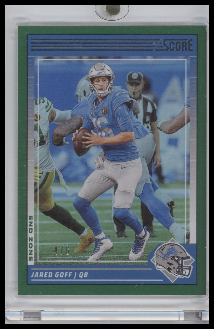 Jared Goff #94 2024 Panini-Score /6 green refractor