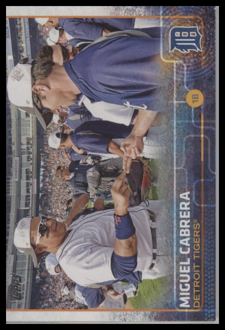 2015 TOPPS SERIES 1 #200 MIGUEL CABRERA SP SHORT PRINT VARIATION DETROIT TIGERS