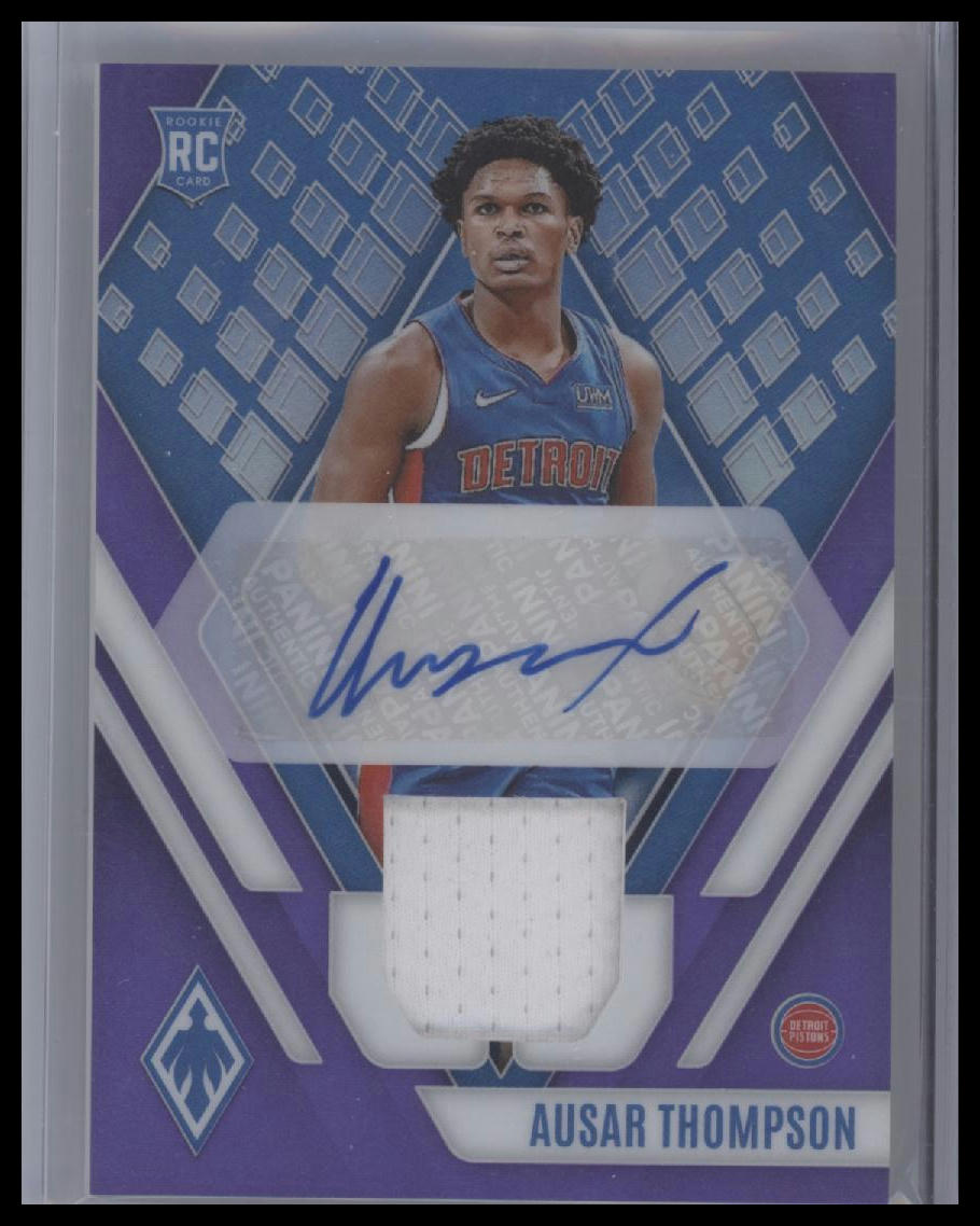 2023-24 Panini Phoenix Basketball Ausar Thompson #RJA-ATH Purple Holo /99