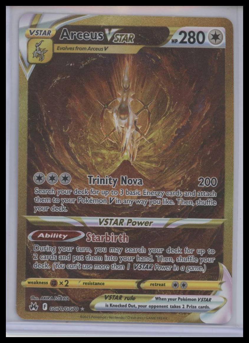 #GG70/GG70 Arceus Vstar Crown Zenith