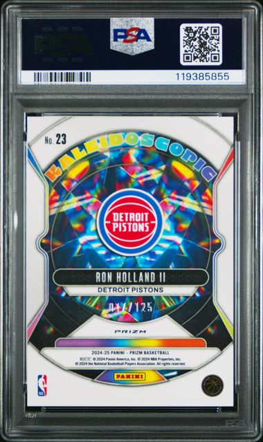 2024 PANINI PRIZM KALEIDOSCOPIC #23 RON HOLLAND II KALEIDOSCOPIC-BLUE ICE