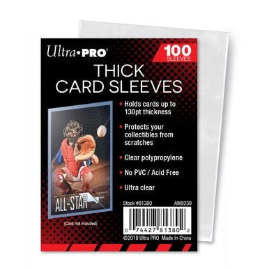 Ultra Pro: 130PT Thick Card Sleeves for Standard Size Cards