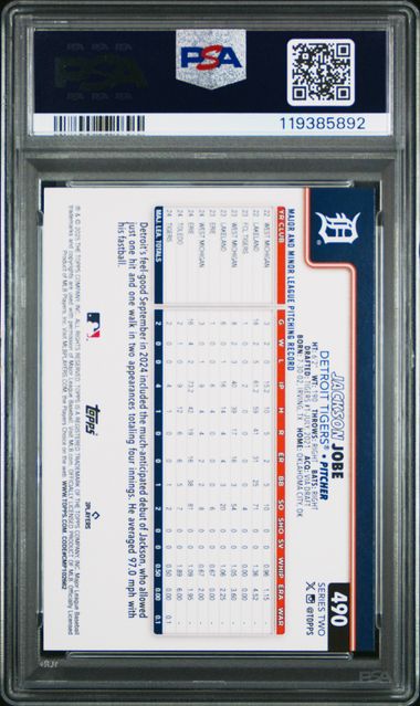 2025 TOPPS #490 JACKSON JOBE