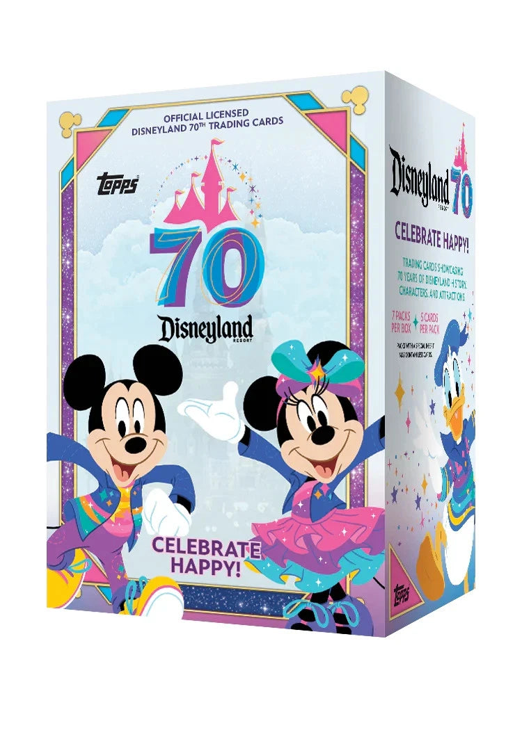 【美品】Topps Disneyland 70th Anniversary 2025 Topps Disneyland 70th Anniversary Blaster – Collector's Arena