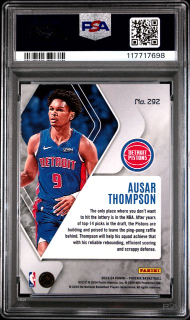 2023 PANINI PHOENIX #292 AUSAR THOMPSON BLUE ICE
