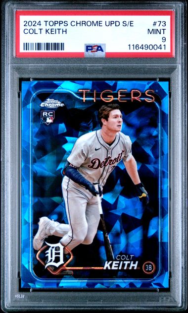 2024 TOPPS CHROME SAPPHIRE UPDATE SERIES #73 COLT KEITH