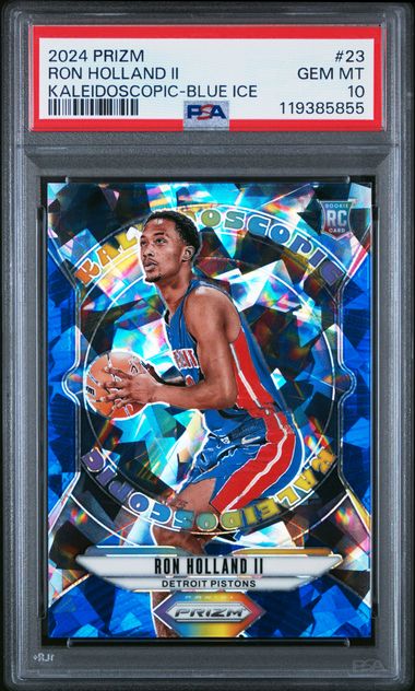 2024 PANINI PRIZM KALEIDOSCOPIC #23 RON HOLLAND II KALEIDOSCOPIC-BLUE ICE