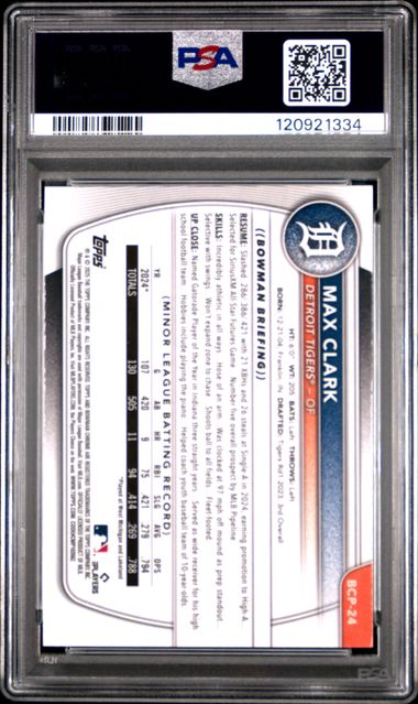 2025 BOWMAN MEGA BOX CHROME PROSPECTS #24 MAX CLARK