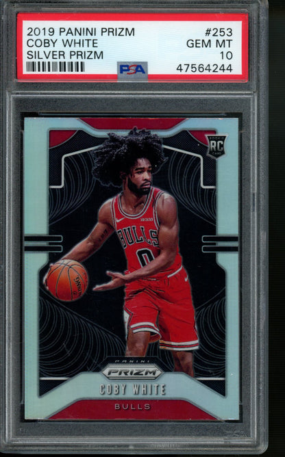 2019 Panini Prizm #253 Coby White Silver Prizm PSA 10