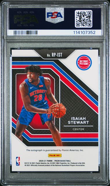 2020 PANINI PRIZM ROOKIE PENMANSHIP #RPIST ISAIAH STEWART ROOKIE PENMANSHIP
