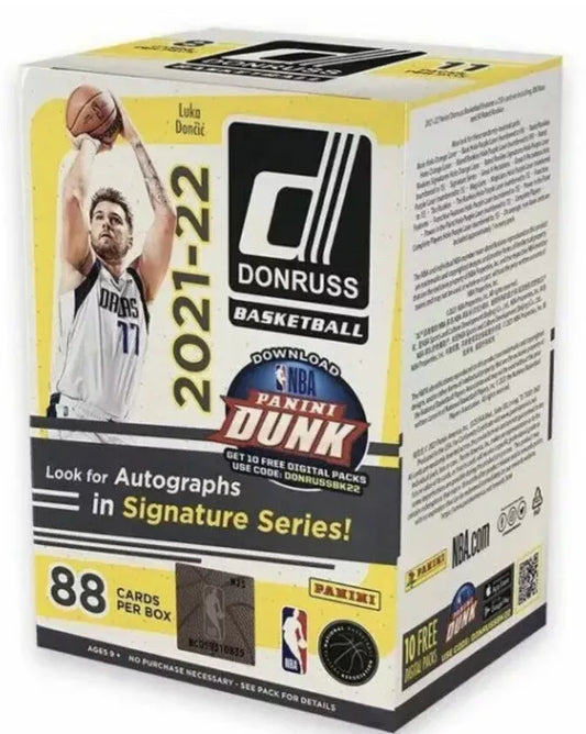 2021-22 Panini Donruss Basketball Blaster Box