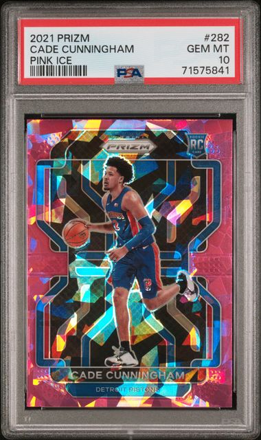 2021 PANINI PRIZM #282 CADE CUNNINGHAM PINK ICE