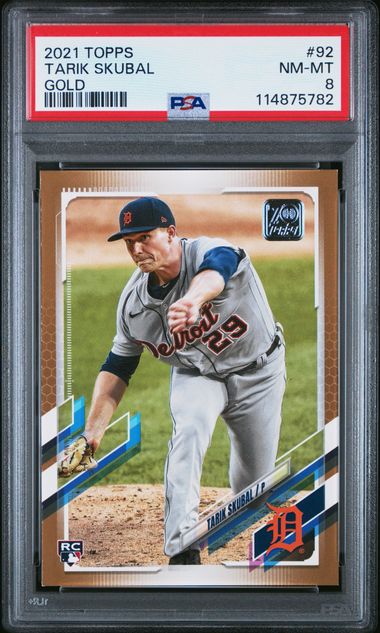 2021 TOPPS #92 TARIK SKUBAL GOLD