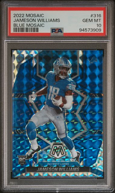 2022 PANINI MOSAIC #316 JAMESON WILLIAMS BLUE MOSAIC