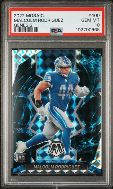 2022 PANINI MOSAIC #400 MALCOLM RODRIGUEZ GENESIS