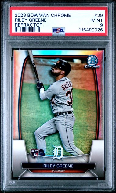 2023 BOWMAN CHROME #29 RILEY GREENE REFRACTOR