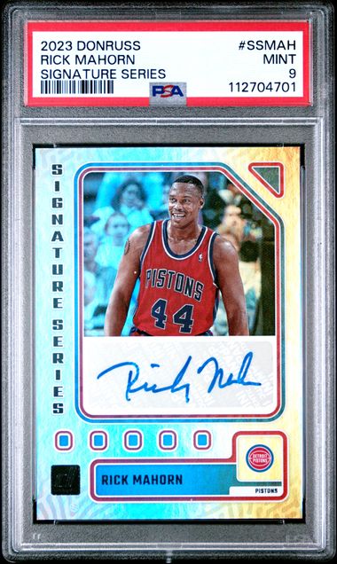 2023 PANINI DONRUSS SIGNATURE SERIES #SSMAH RICK MAHORN