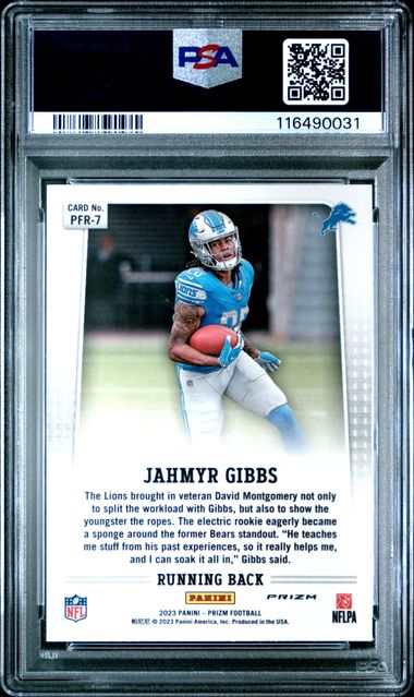 2023 PANINI PRIZM PRIZM FLASHBACK ROOKIE #PFR7 JAHMYR GIBBS