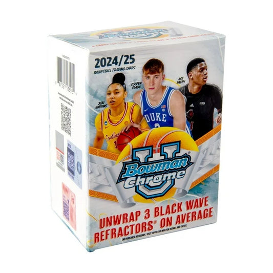 2024-25 Bowman University Chrome Basketball Trading Cards Value Box