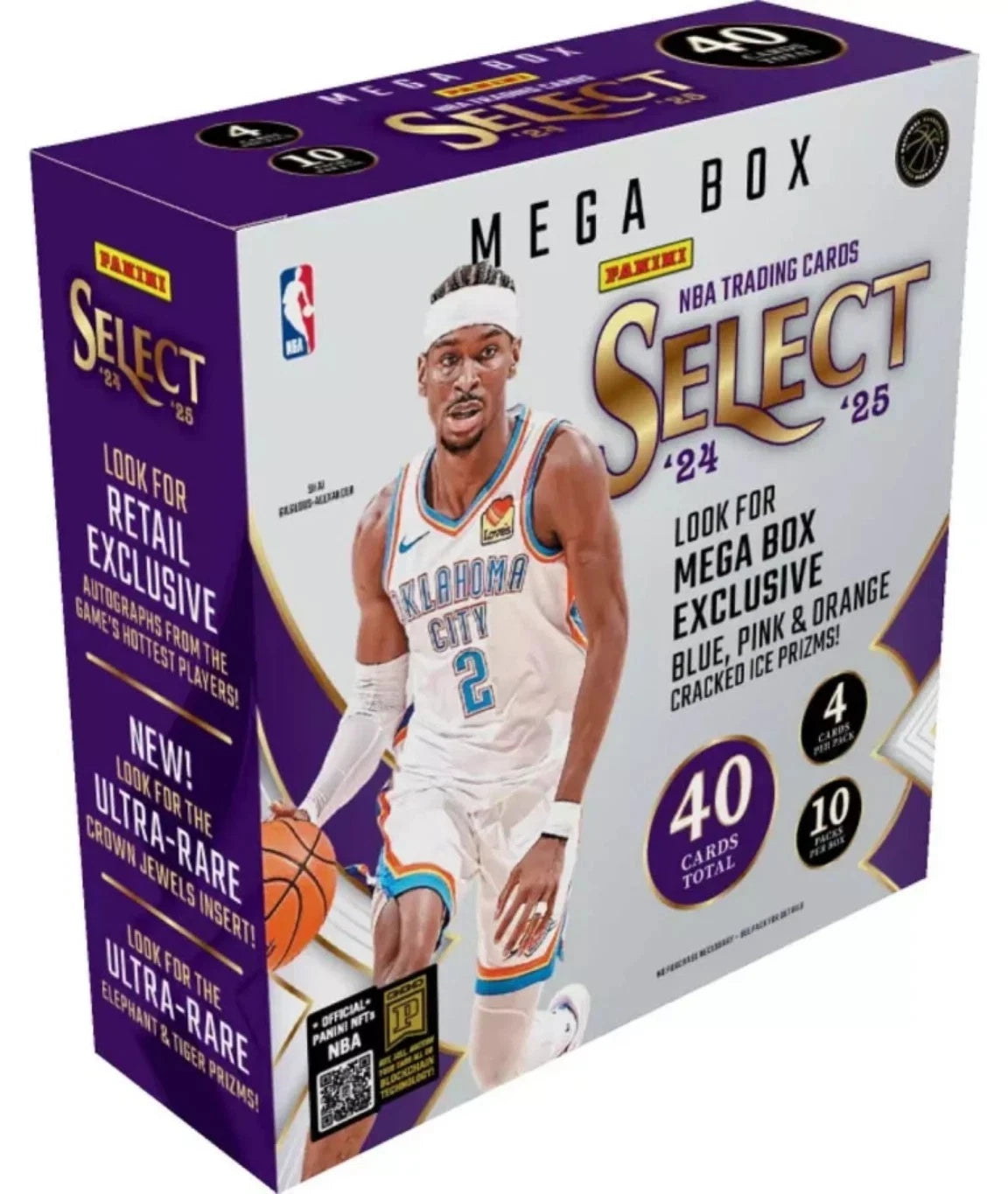 2024-25 PANINI SELECT BASKETBALL MEGA BOX Factory Sealed