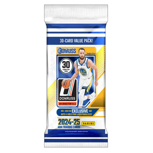 2024-25 Panini NBA Donruss Basketball Trading Cards 30 Card Value Pack