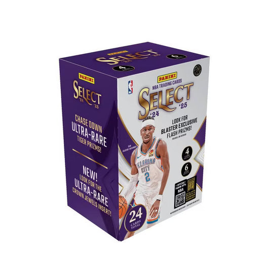 2024-25 Panini NBA Select Basketball Trading Card Blaster Box