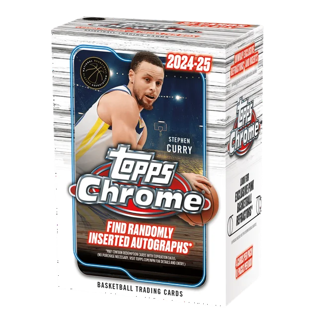2024/25 TOPPS CHROME BASKETBALL BLASTER BOX