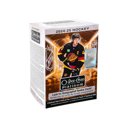 2024-25 Upper Deck O-Pee-Chee Platinum Hockey Trading Cards Blaster Box