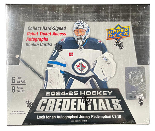2024/25 Upper Deck Credentials Hockey Hobby Box