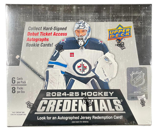 2024/25 Upper Deck Credentials Hockey Hobby Box