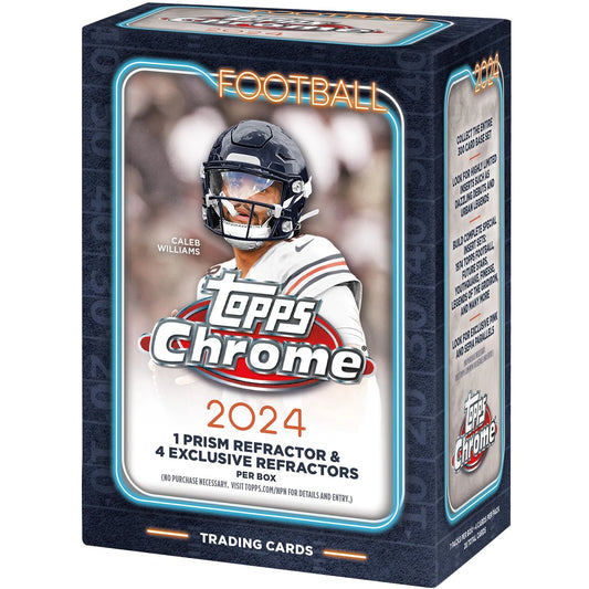 2024 Chrome Football Cards Blaster Box
