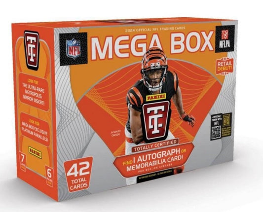 2024 PANINI TOTALLY CERTIFIED FOOTBALL MEGA BOX