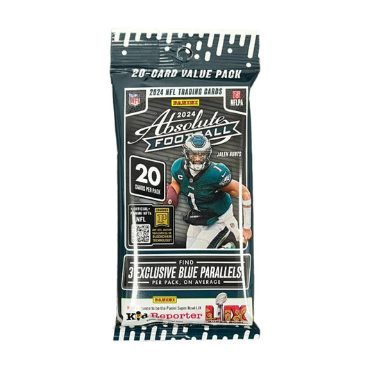 2024 Panini Absolute Football Trading Cards 20 Card Value Pack