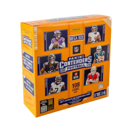 2024 Panini Contenders Football Trading Cards Mega Box