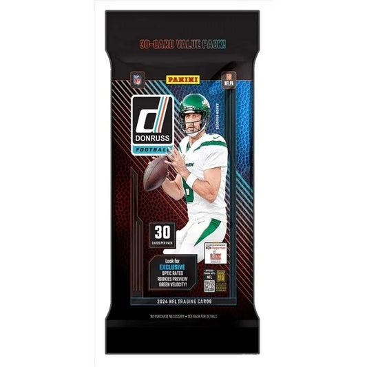 2024 Panini Donruss Football Trading Cards 30 Card Value Pack